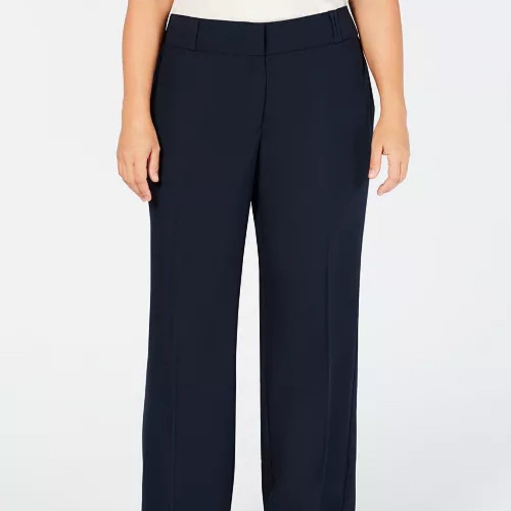 ALFANI Plus & Petite Plus Size Curvy Bootcut Tummy-Control Pants new with tags